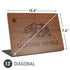 California Wood Flag Universal Laptop 13in (10.6 x 7.6in) Skin